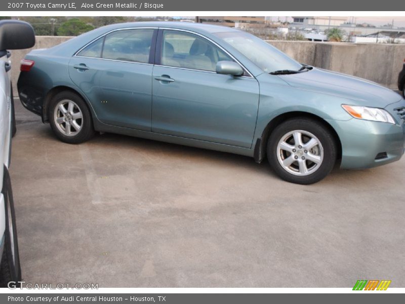 Aloe Green Metallic / Bisque 2007 Toyota Camry LE
