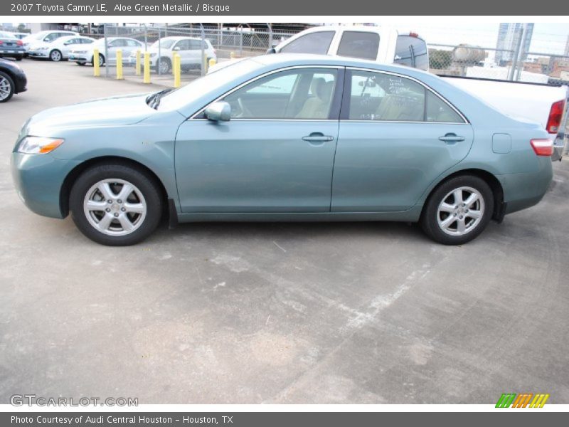 Aloe Green Metallic / Bisque 2007 Toyota Camry LE