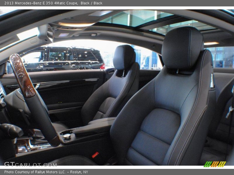  2013 E 350 4Matic Coupe Black Interior