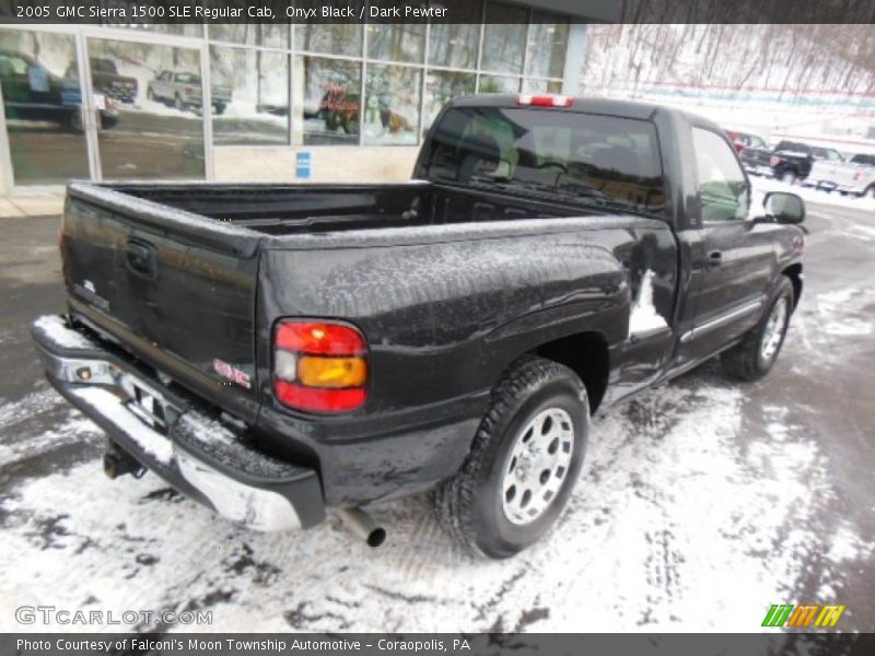 Onyx Black / Dark Pewter 2005 GMC Sierra 1500 SLE Regular Cab