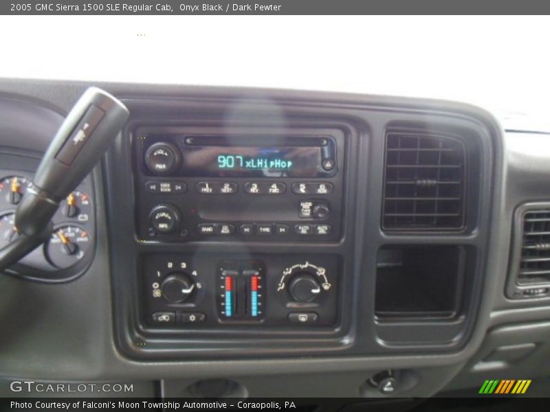 Onyx Black / Dark Pewter 2005 GMC Sierra 1500 SLE Regular Cab