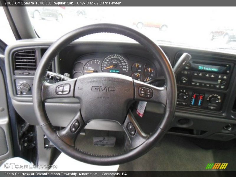 Onyx Black / Dark Pewter 2005 GMC Sierra 1500 SLE Regular Cab