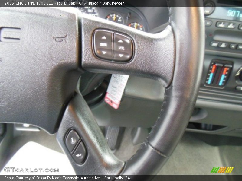 Onyx Black / Dark Pewter 2005 GMC Sierra 1500 SLE Regular Cab