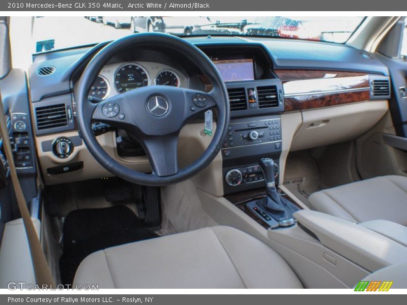 Arctic White / Almond/Black 2010 Mercedes-Benz GLK 350 4Matic