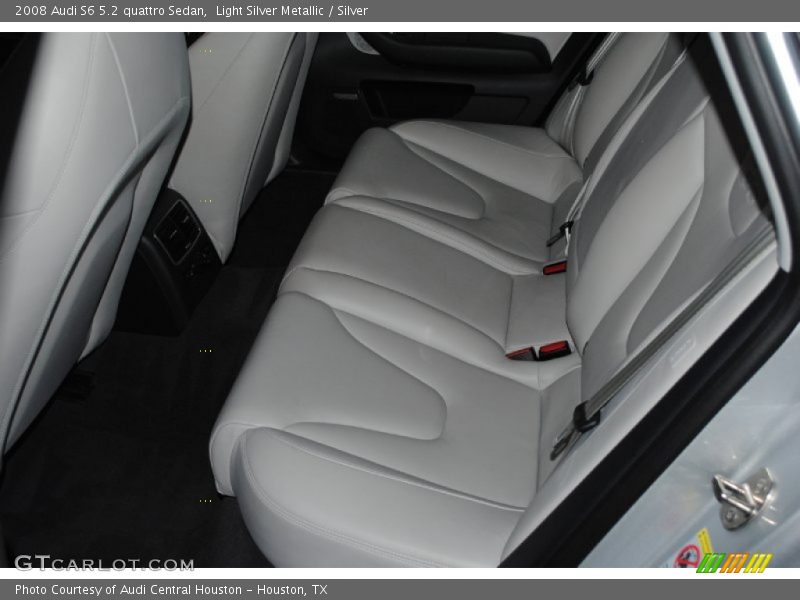 Rear Seat of 2008 S6 5.2 quattro Sedan