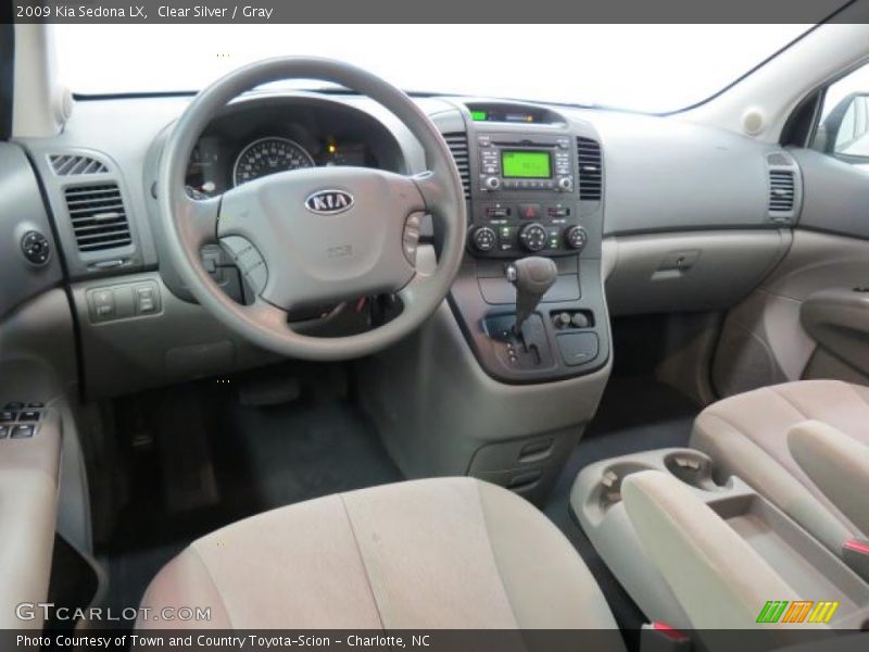 Clear Silver / Gray 2009 Kia Sedona LX