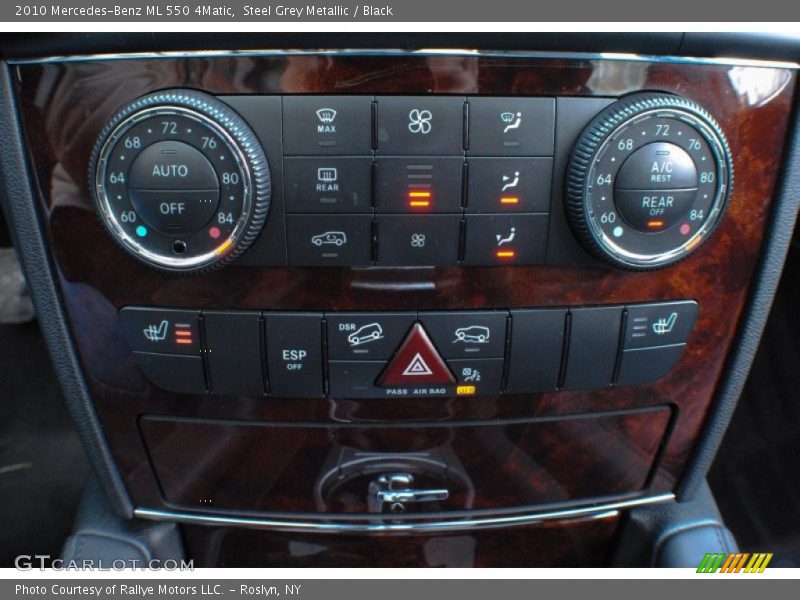 Steel Grey Metallic / Black 2010 Mercedes-Benz ML 550 4Matic