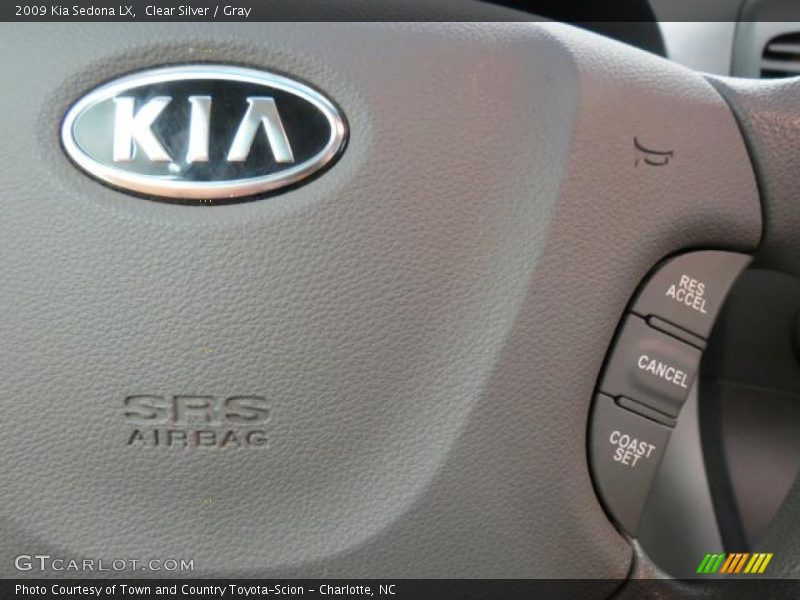 Clear Silver / Gray 2009 Kia Sedona LX