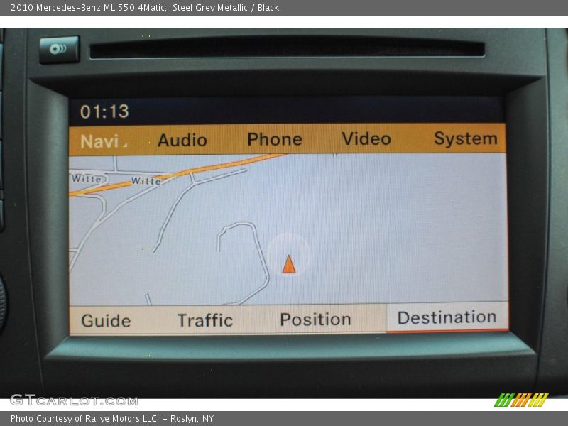Steel Grey Metallic / Black 2010 Mercedes-Benz ML 550 4Matic