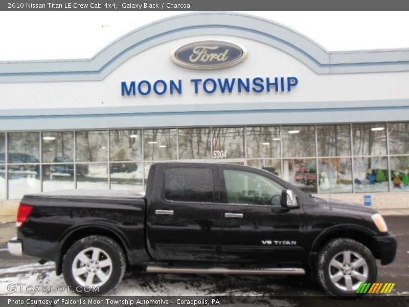 Galaxy Black / Charcoal 2010 Nissan Titan LE Crew Cab 4x4
