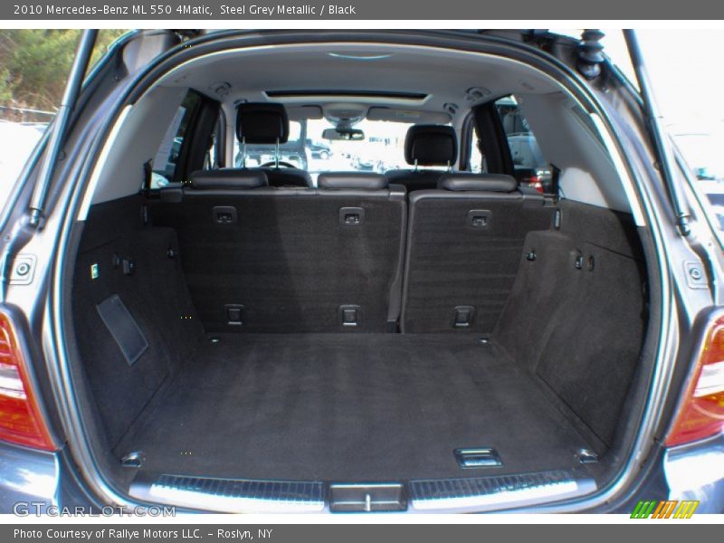 Steel Grey Metallic / Black 2010 Mercedes-Benz ML 550 4Matic