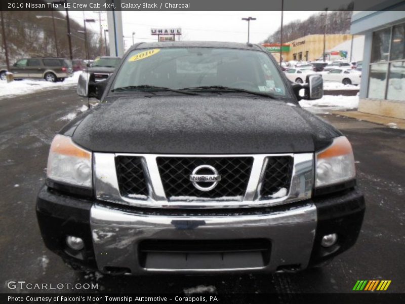 Galaxy Black / Charcoal 2010 Nissan Titan LE Crew Cab 4x4