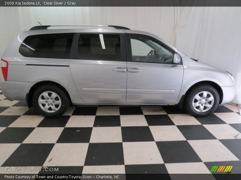 Clear Silver / Gray 2009 Kia Sedona LX
