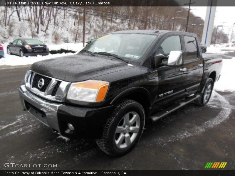 Galaxy Black / Charcoal 2010 Nissan Titan LE Crew Cab 4x4