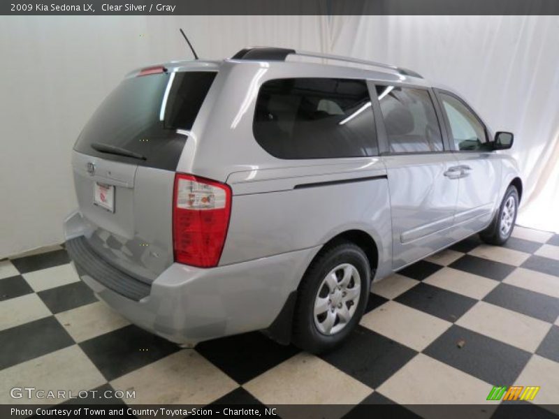 Clear Silver / Gray 2009 Kia Sedona LX