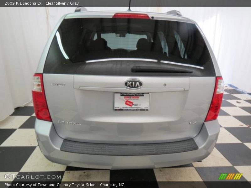 Clear Silver / Gray 2009 Kia Sedona LX