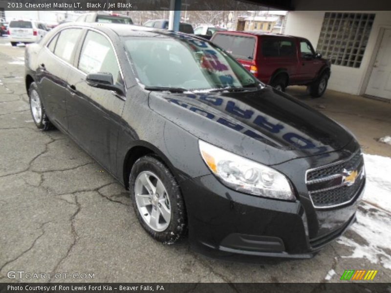 Black / Jet Black 2013 Chevrolet Malibu LT