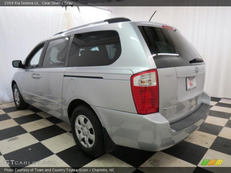 Clear Silver / Gray 2009 Kia Sedona LX