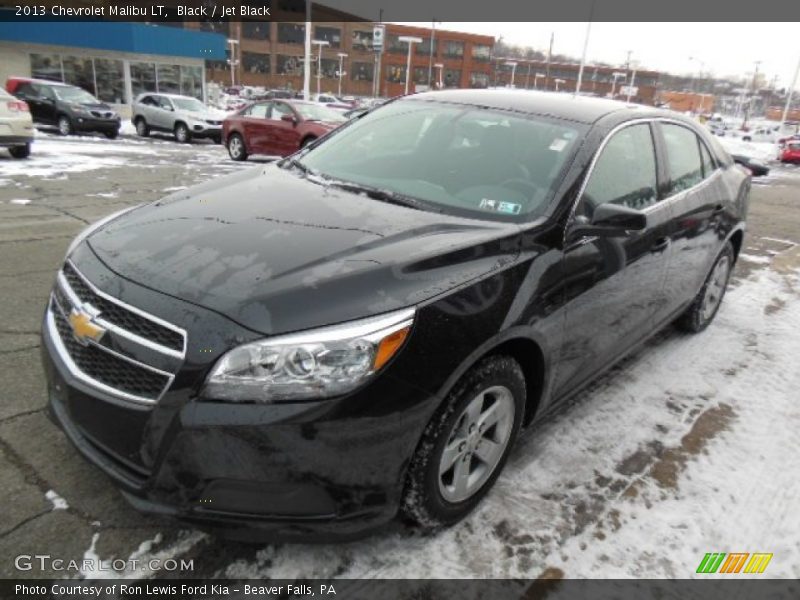 Black / Jet Black 2013 Chevrolet Malibu LT