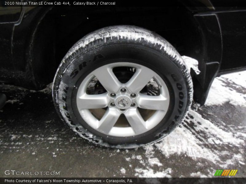 Galaxy Black / Charcoal 2010 Nissan Titan LE Crew Cab 4x4