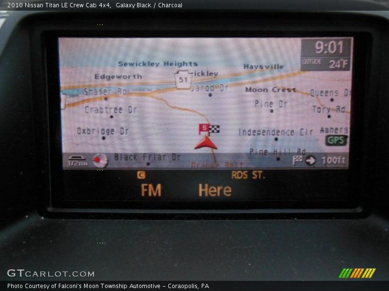 Galaxy Black / Charcoal 2010 Nissan Titan LE Crew Cab 4x4