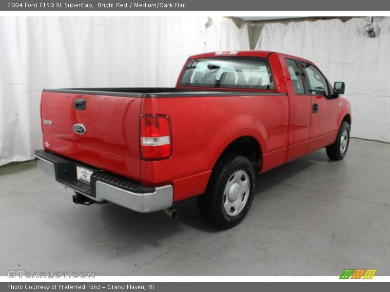 Bright Red / Medium/Dark Flint 2004 Ford F150 XL SuperCab