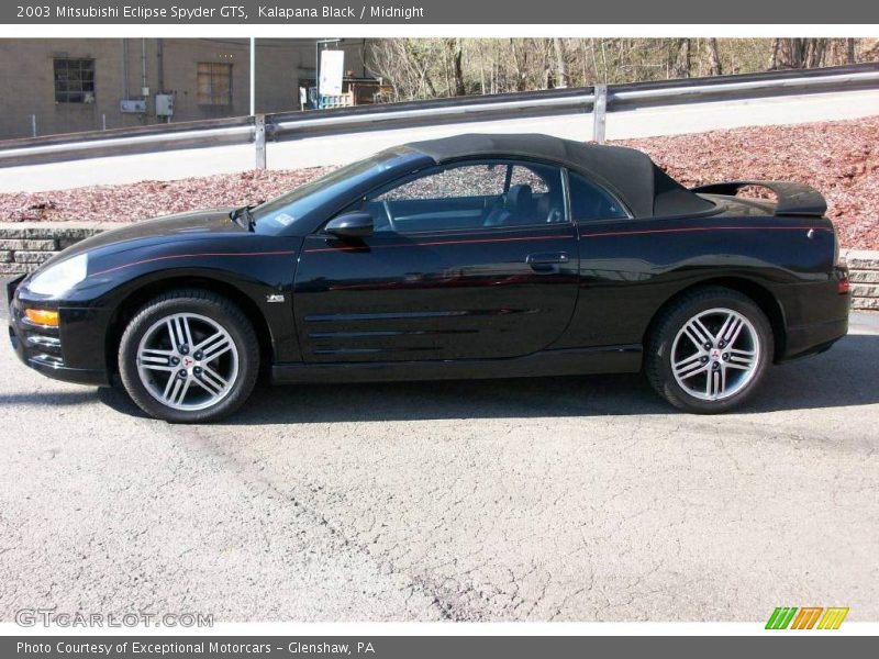 Kalapana Black / Midnight 2003 Mitsubishi Eclipse Spyder GTS