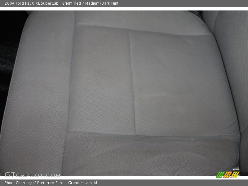 Bright Red / Medium/Dark Flint 2004 Ford F150 XL SuperCab