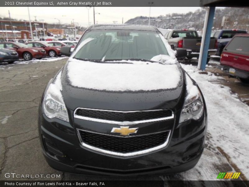 Ashen Gray Metallic / Jet Black 2013 Chevrolet Equinox LS