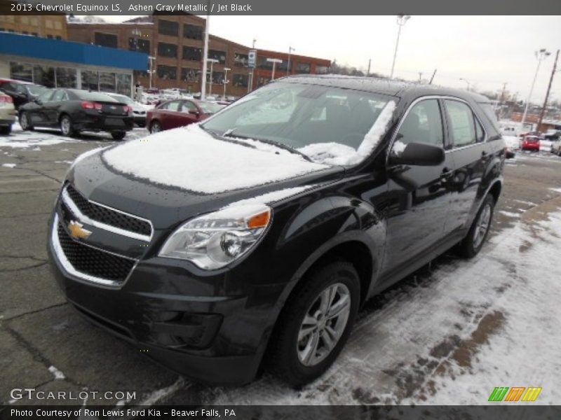 Ashen Gray Metallic / Jet Black 2013 Chevrolet Equinox LS