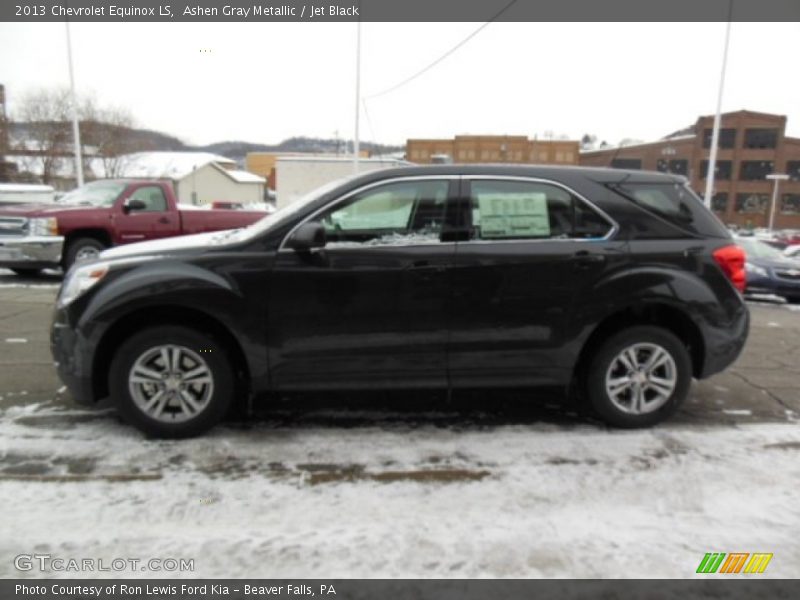 Ashen Gray Metallic / Jet Black 2013 Chevrolet Equinox LS