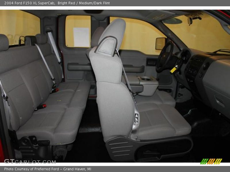 Bright Red / Medium/Dark Flint 2004 Ford F150 XL SuperCab