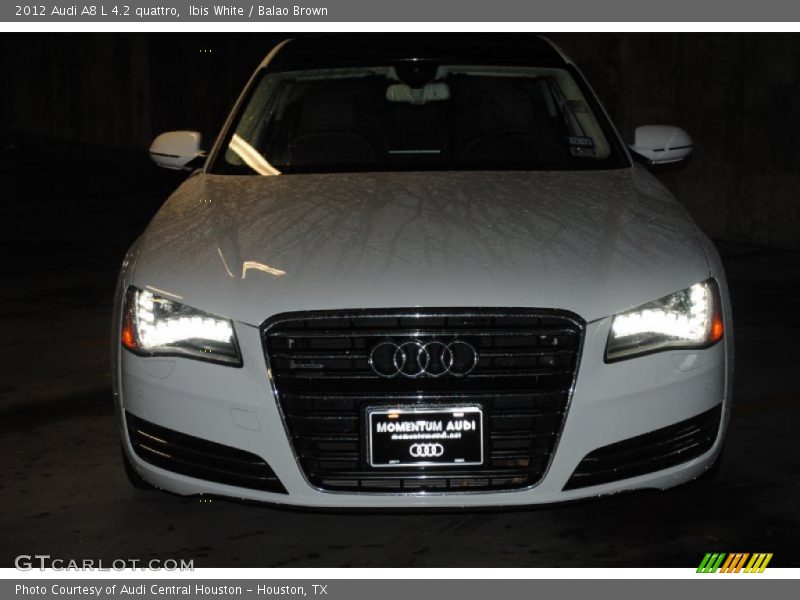 Ibis White / Balao Brown 2012 Audi A8 L 4.2 quattro