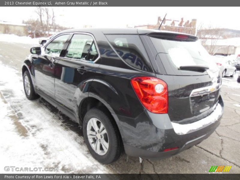 Ashen Gray Metallic / Jet Black 2013 Chevrolet Equinox LS