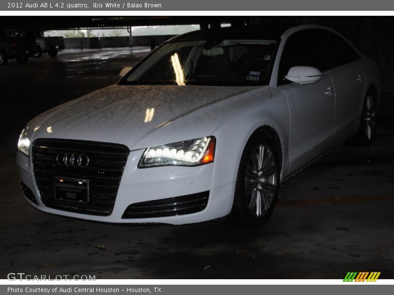 Ibis White / Balao Brown 2012 Audi A8 L 4.2 quattro