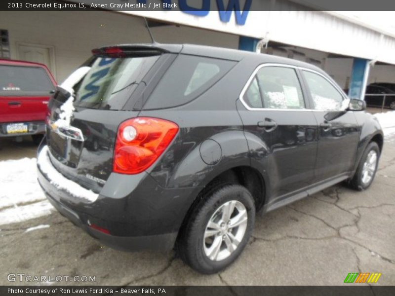 Ashen Gray Metallic / Jet Black 2013 Chevrolet Equinox LS