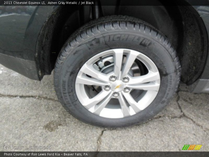 Ashen Gray Metallic / Jet Black 2013 Chevrolet Equinox LS