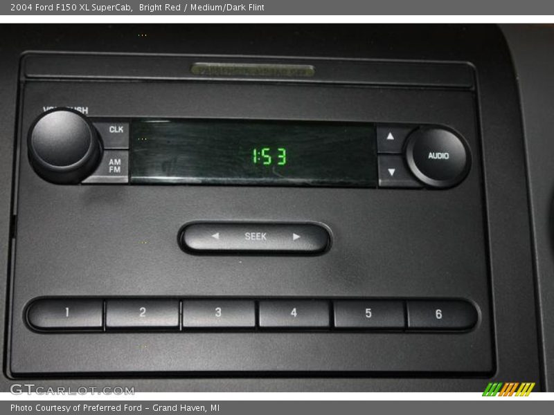 Bright Red / Medium/Dark Flint 2004 Ford F150 XL SuperCab