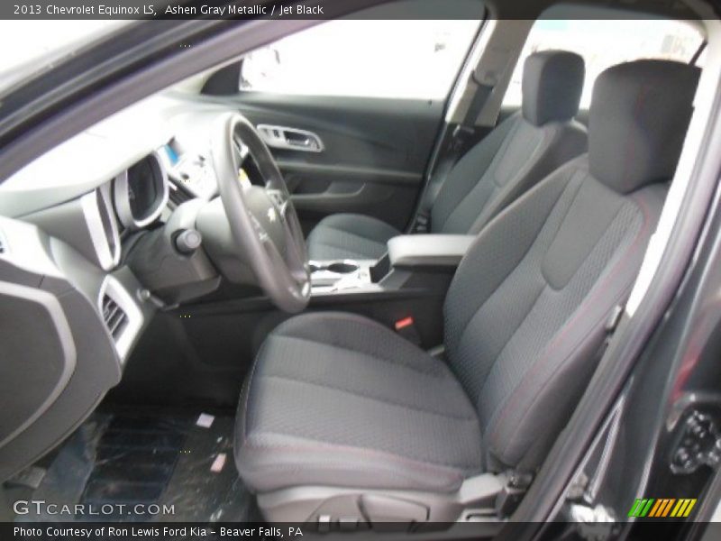 Ashen Gray Metallic / Jet Black 2013 Chevrolet Equinox LS