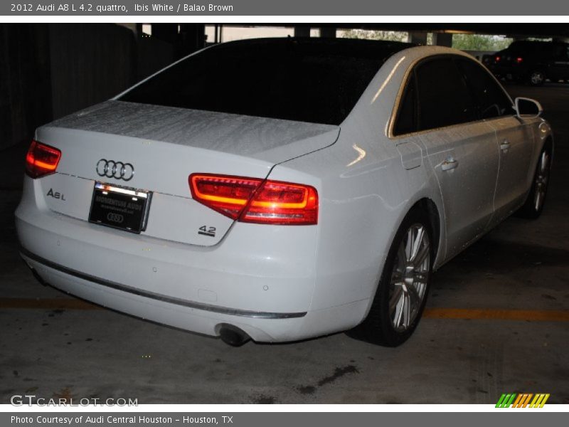 Ibis White / Balao Brown 2012 Audi A8 L 4.2 quattro