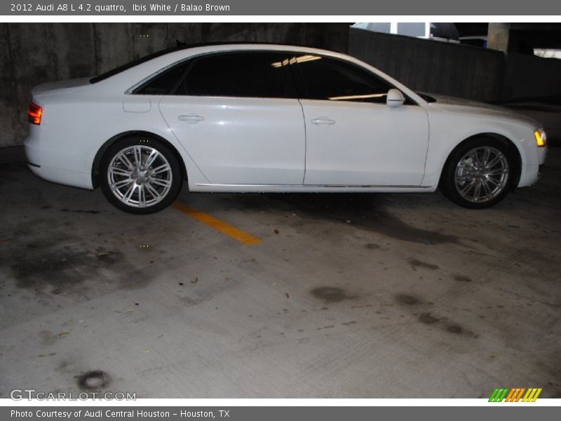 Ibis White / Balao Brown 2012 Audi A8 L 4.2 quattro