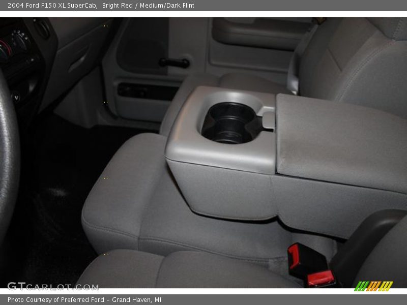 Bright Red / Medium/Dark Flint 2004 Ford F150 XL SuperCab