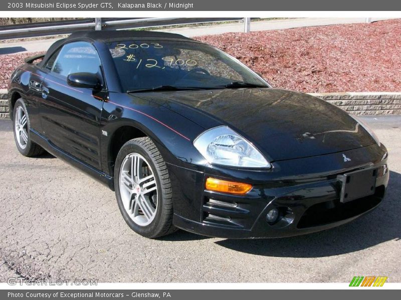 Kalapana Black / Midnight 2003 Mitsubishi Eclipse Spyder GTS