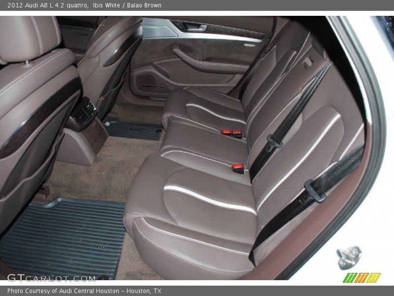 Rear Seat of 2012 A8 L 4.2 quattro