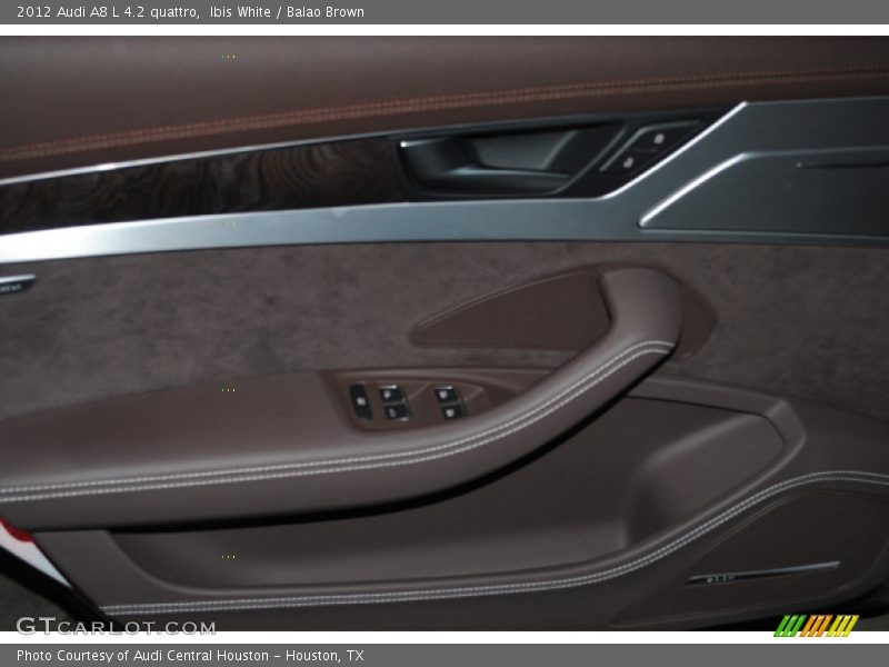Ibis White / Balao Brown 2012 Audi A8 L 4.2 quattro