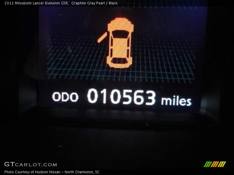 Graphite Gray Pearl / Black 2011 Mitsubishi Lancer Evolution GSR