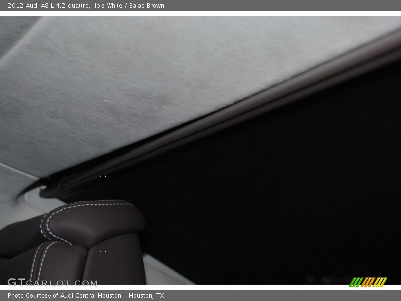 Ibis White / Balao Brown 2012 Audi A8 L 4.2 quattro