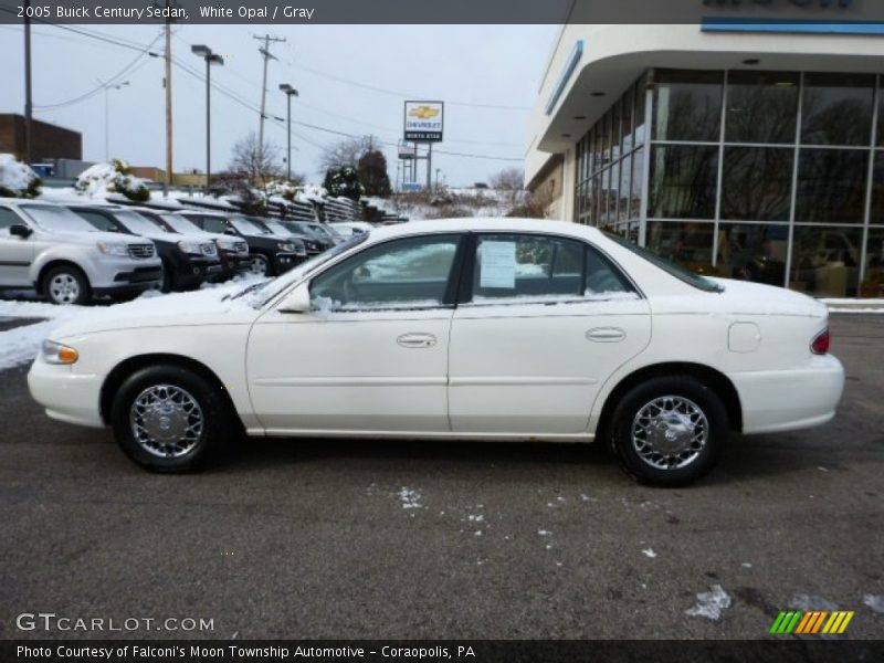 White Opal / Gray 2005 Buick Century Sedan