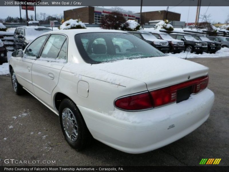 White Opal / Gray 2005 Buick Century Sedan