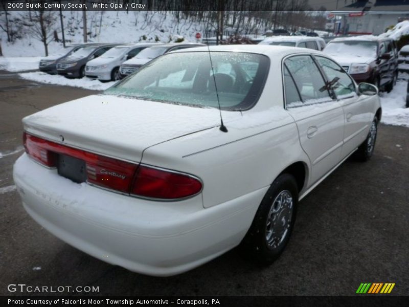 White Opal / Gray 2005 Buick Century Sedan